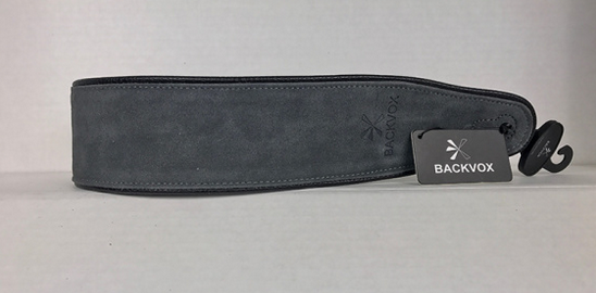 BACKVOX Tracolla in pelle Scamosciata Grey LS51-8