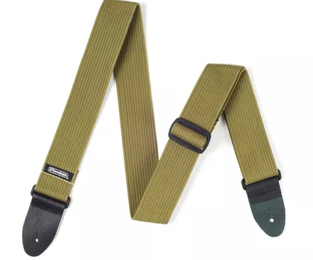 DUNLOP D27-01OL Tracolla Cotone Olive Green