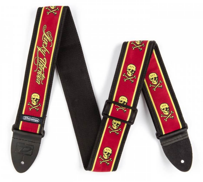 Dunlop D38-43SG Guitar Strap Skull Gfy