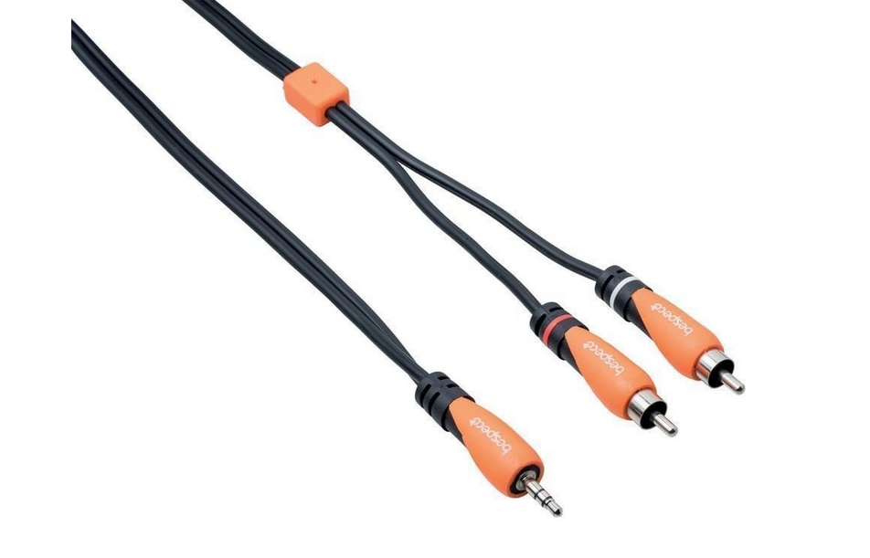 Cavo Bespeco - SLYMSR300 - 3.5mm jack to 2 RCA Male stereo 3m