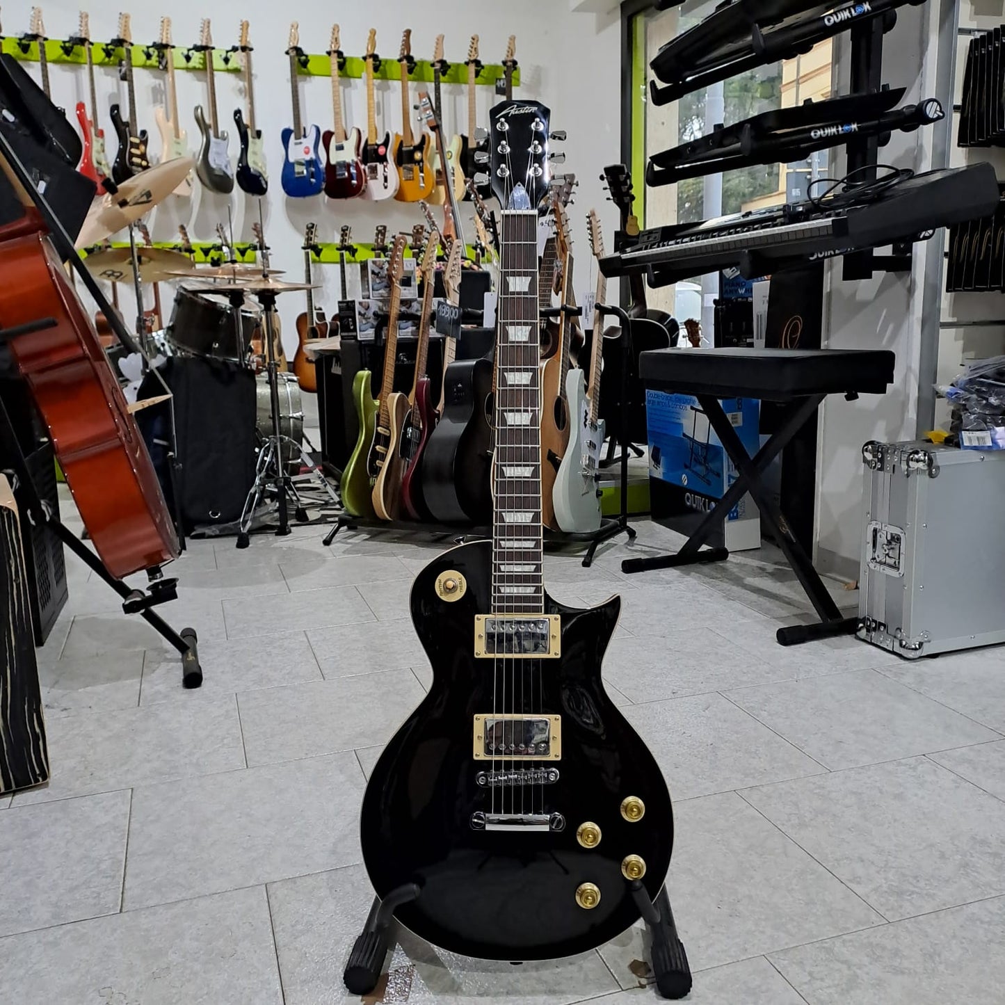 Austin Les Paul – HH – Black