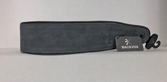 BACKVOX Tracolla in pelle Scamosciata Grey LS51-8