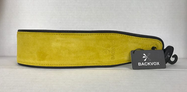 BACKVOX Tracolla in Pelle Scamosciata Yellow LS51-5