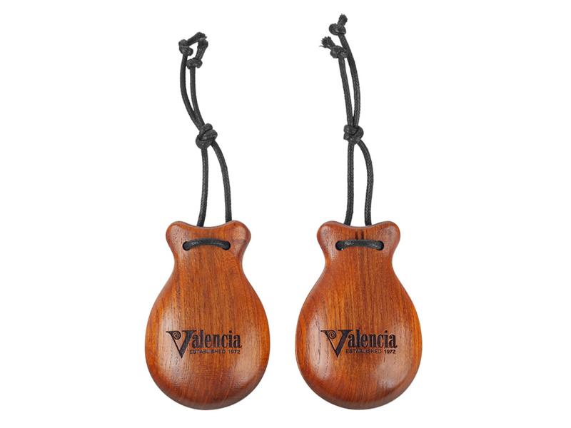 Castagnette a mano (coppia) con cordino VALENCIA STV410