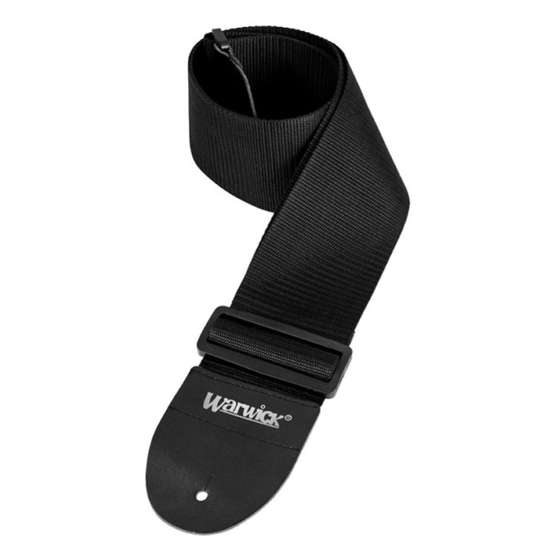 WARWICK Tracolla per Basso Nylon Nero 80 MM