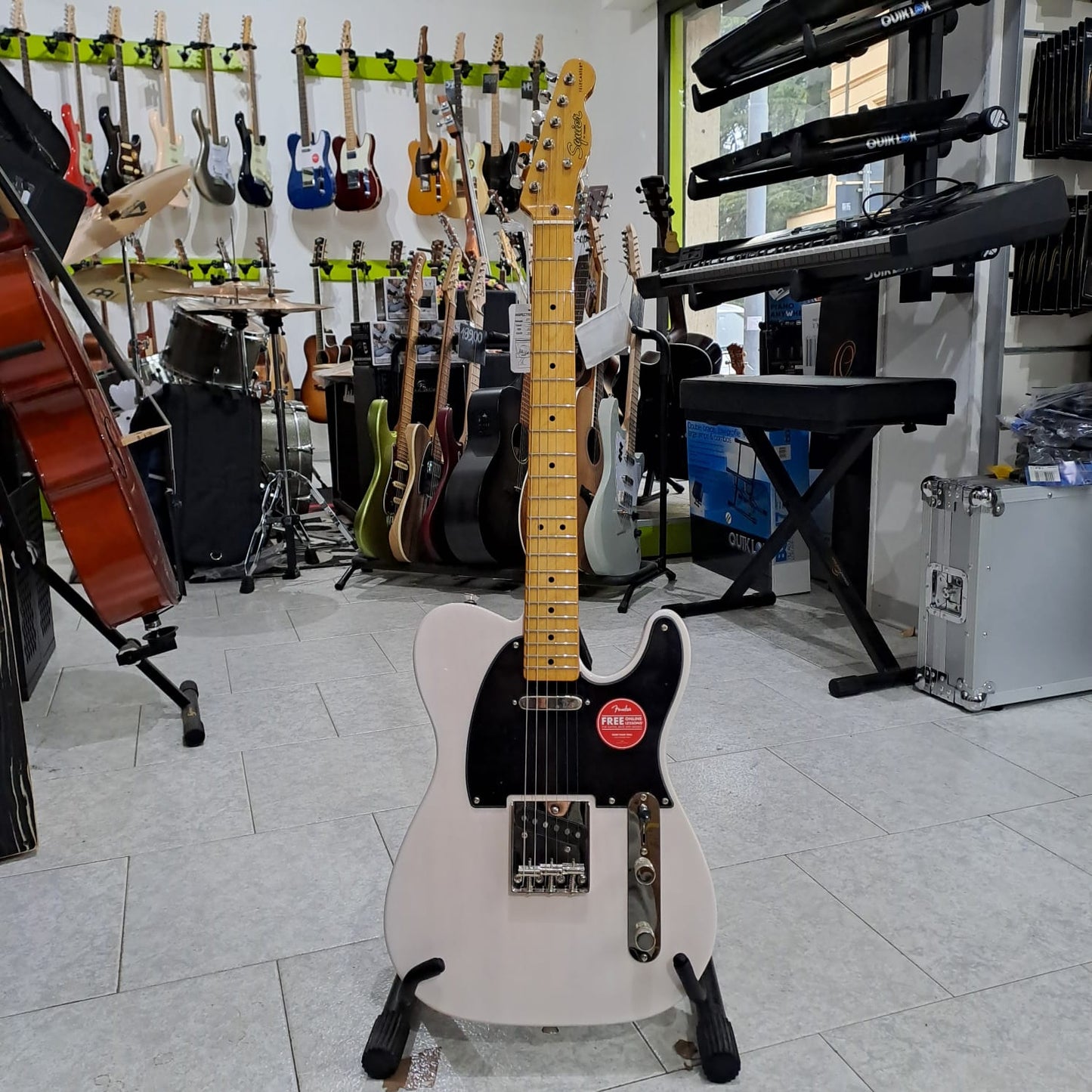 Squier Telecaster (CV '50) – SSS – Whiteblond