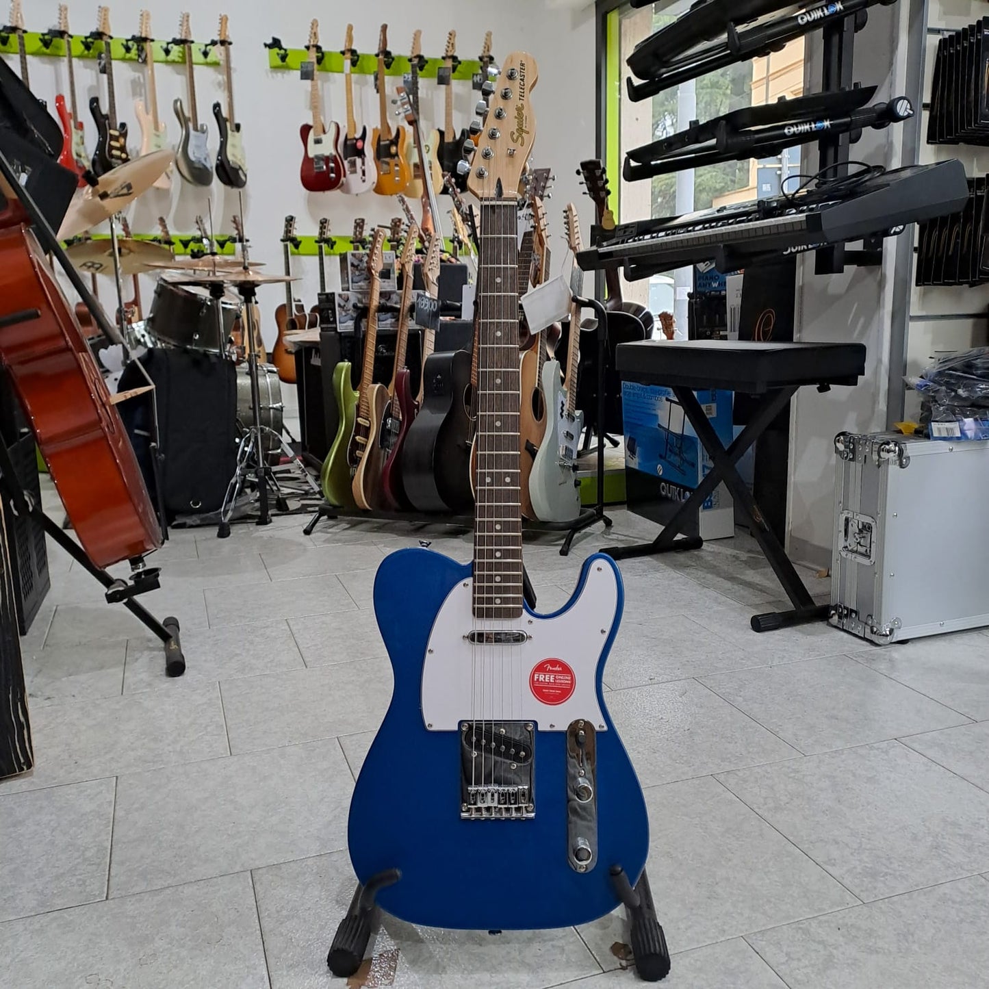 Squier Telecaster (Affinity) – SSS – Blu